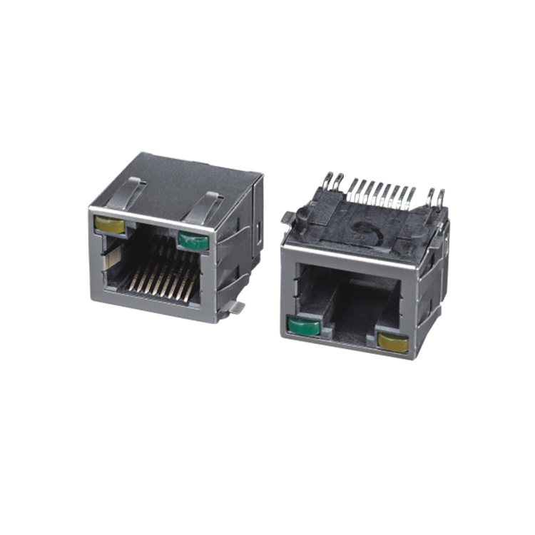 RJ45連接器 板上7.0，總高9.8.2